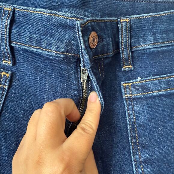 Gap High Stride Wide-Leg Ankle Jeans 33/16T, 740077 - Picture 3 of 5